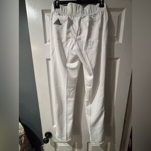NWT ADIDAS boys youth icon baseball pants white size large